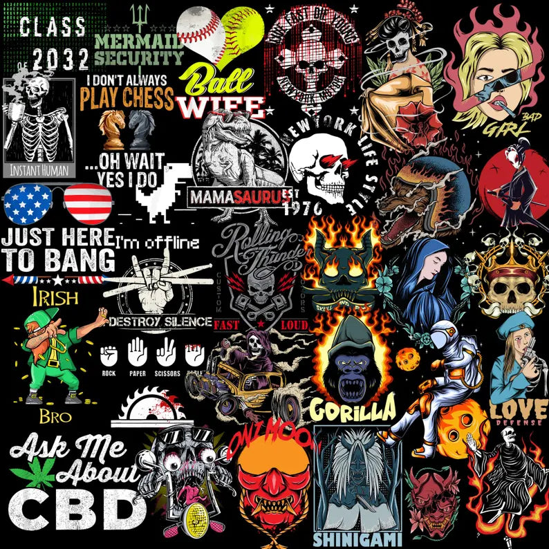 5000+ Latest Streetwear Bundle |PNG,AI,SVG| Tshirt Bundle | T-Shirt Print Design | Hip Hop T-Shirt | Pop Culture | T-Shirt Pod Design